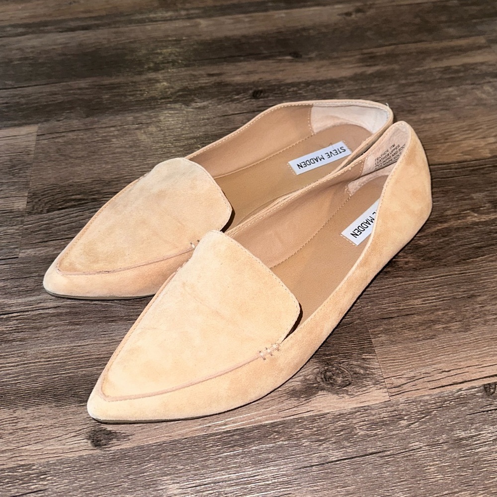 Steve Madden Feather Pointed Flats Loafers size 11 M - Picture 3 of 10